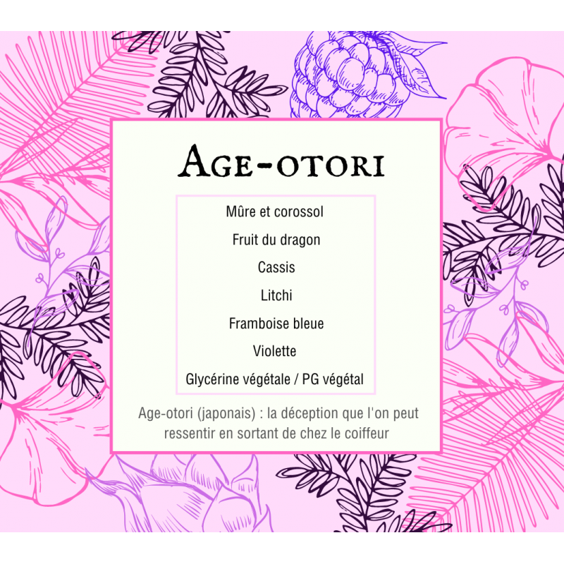 AGE-OTORI 60ml - Le Vaporium