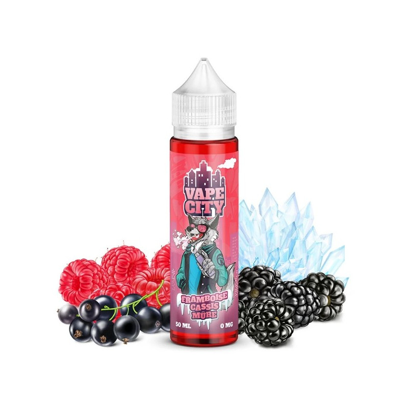 Framboise Cassis Mûre 50 ml - Vape City