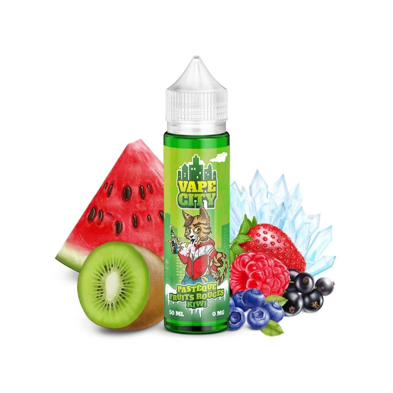 Pastèque Fruits rouges Kiwi 50 ml - Vape City