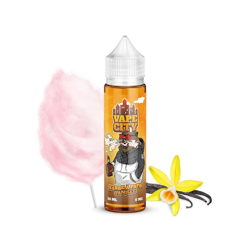 Barbe à Papa Vanille 50 ml - Vape City